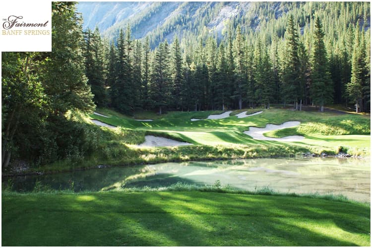Banff Springs golf course — available on TrackMan